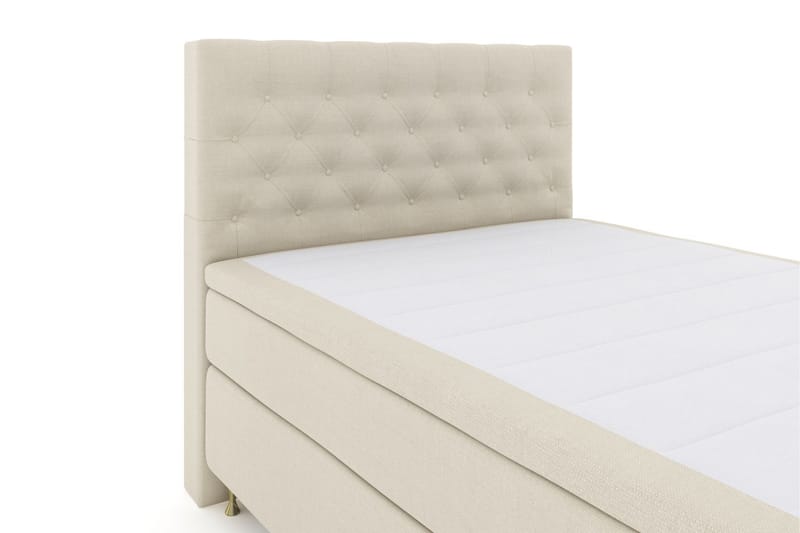 LEXI No 4 Sängpaket 160 Medium - Beige/Guld - Möbler - Sovrum - Sängar - Komplett Sängpaket