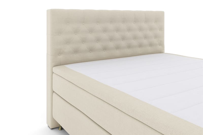 LEXI No 4 Sängpaket 180 Medium - Beige/Guld - Möbler - Sovrum - Sängar - Komplett Sängpaket