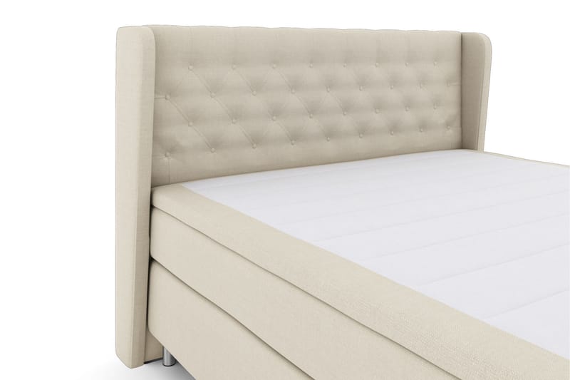 LEXI No 4 Sängpaket 180 Medium - Beige/Metall - Möbler - Sovrum - Sängar - Komplett Sängpaket