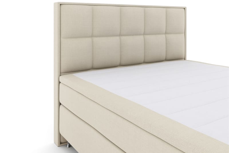 LEXI No 5 Sängpaket 210x210 Medium Watergel - Beige/Silver - Möbler - Sovrum - Sängar - Komplett Sängpaket