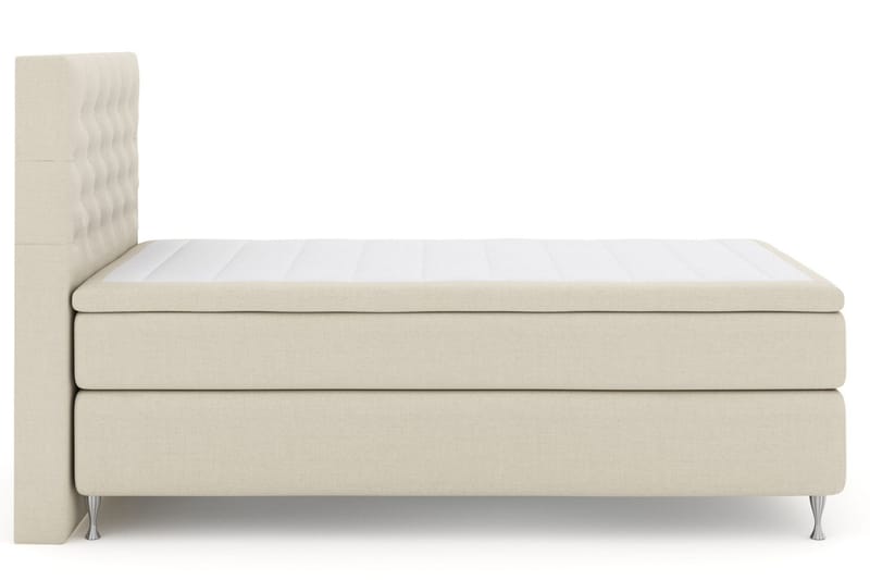 LEXI No 6 Kontinentalsäng 120 F Memory/Pocket Beige/Silver - Möbler - Sovrum - Sängar - Kontinentalsängar