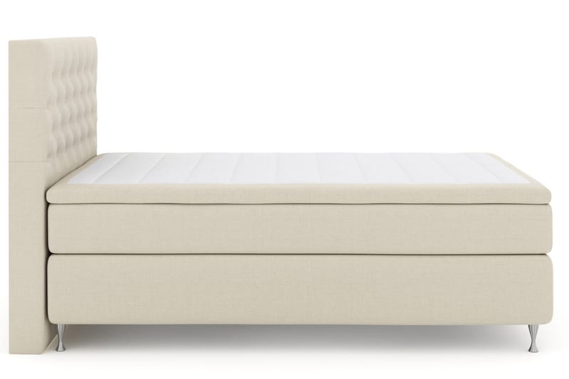 LEXI No 6 Kontinentalsäng 140 F/M Memory/Pocket Beige/Silver - Möbler - Sovrum - Sängar - Kontinentalsängar