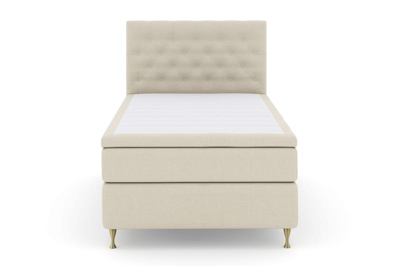 LEXI No 6 Sängpaket 120 Medium Memory/Pocket - Beige/Guld - Möbler - Sovrum - Sängar - Komplett Sängpaket