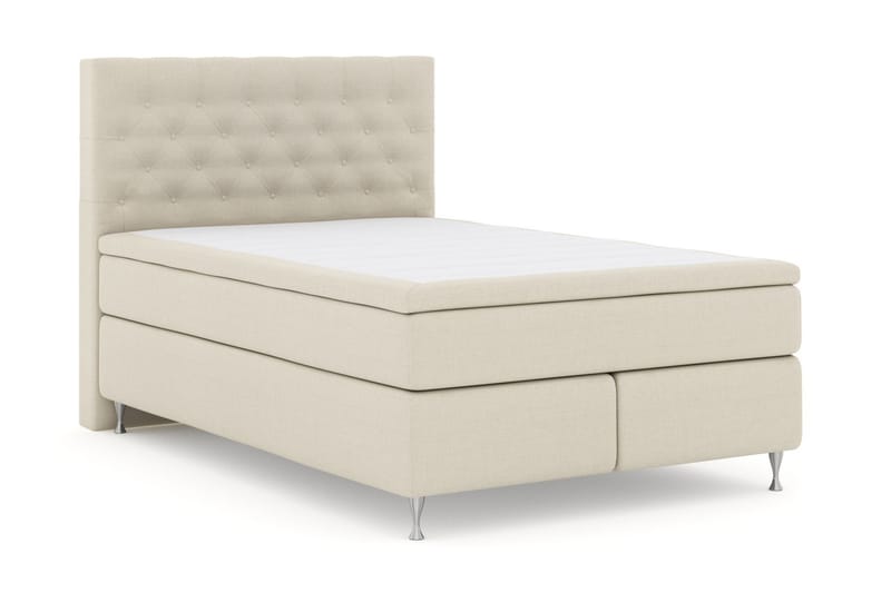 LEXI No 6 Sängpaket 140 F/M Memory/Pocket - Beige/Silver - Möbler - Sovrum - Sängar - Komplett Sängpaket