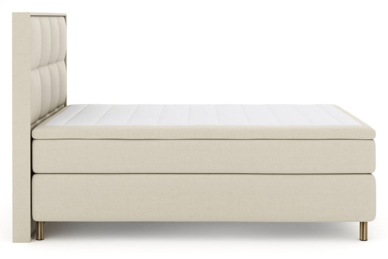 LEXI No 6 Sängpaket 160 Fast Memory/Pocket - Beige/Koppar - Möbler - Sovrum - Sängar - Komplett Sängpaket