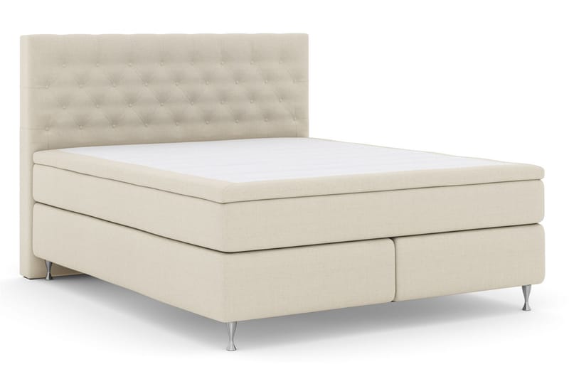 LEXI No 6 Sängpaket 210x210 F/M Latex/Memory - Beige/Silver - Möbler - Sovrum - Sängar - Komplett Sängpaket