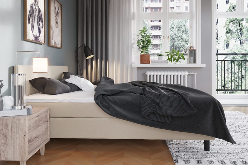 MANILLA Sängpaket 160x200 Beige - Möbler - Sovrum - Sängar - Komplett Sängpaket