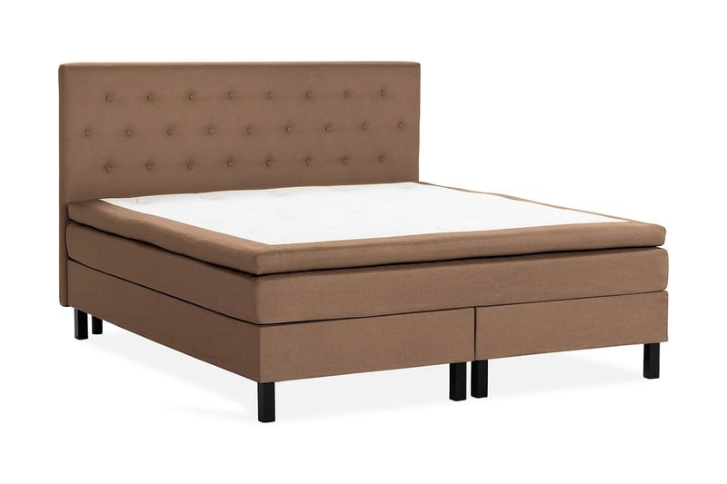 NAZAMA Sängpaket 150x200 Memorymadrass Brun - Komplett Sängpaket - Kontinentalsängar