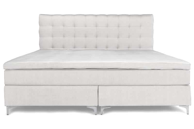 PEARL Lyx Sängpaket Kontinentalsäng 210x210 Beige - Möbler - Sovrum - Sängar - Komplett Sängpaket