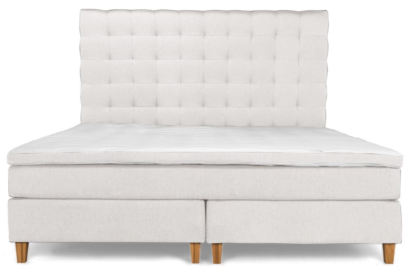 PEARL Lyx Sängpaket Kontinentalsäng 210x210 Beige - Möbler - Sovrum - Sängar - Komplett Sängpaket