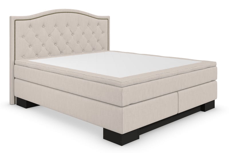 SINNEBO Sängpaket 180x210 Amiral Sänggavel Beige - Möbler - Sovrum - Sängar - Komplett Sängpaket