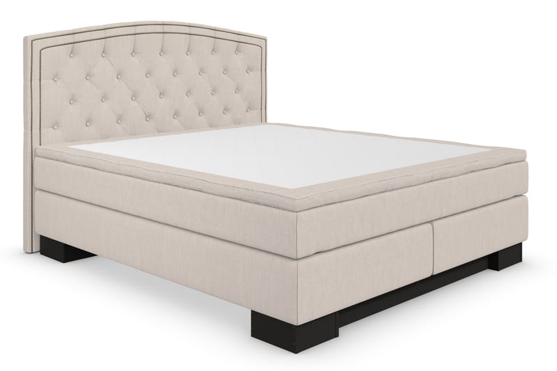 SINNEBO Sängpaket 180x210 + KYRAN Gavel Svängd Beige - Möbler - Sovrum - Sängar - Komplett Sängpaket