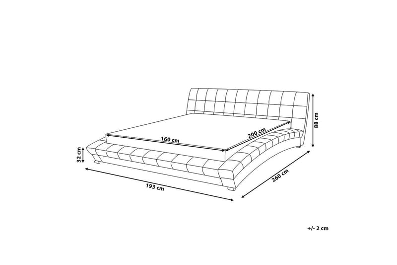 LILLE Vattensäng 160|200 cm - Möbler - Sovrum - Sängar - Dubbelsängar