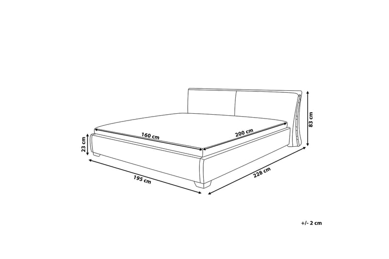 PARIS Vattensäng 160|200 cm - Möbler - Sovrum - Sängar - Dubbelsängar