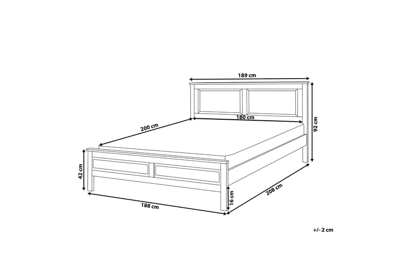 OLIVET Sängram 180x200 cm - Möbler - Sovrum - Sängar - Ramsäng