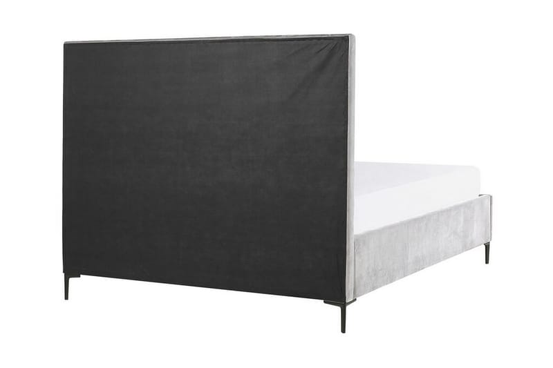 VERDELOT Ramsäng 160x200 cm med Förvaring Sammet/Grå - Möbler - Sovrum - Sängar - Ramsäng