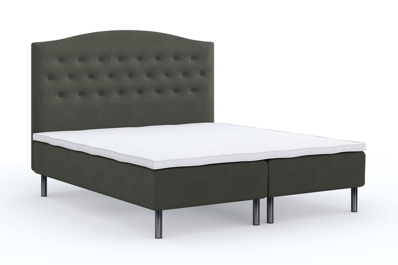 Wega Sängpaket Ramsäng 180x200 cm Mörkgrå - Möbler - Sovrum - Sängar - Komplett Sängpaket