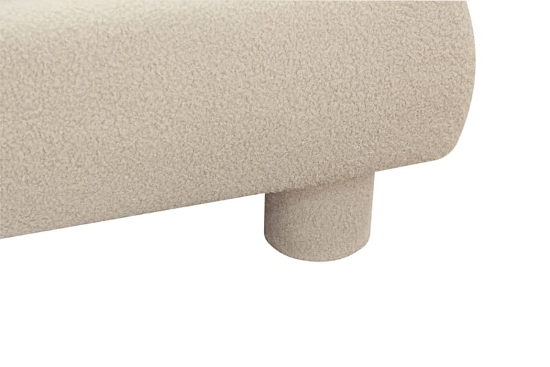 Teddy Komplett Sängpaket Sängram med Madrass 120x200 cm - Beige - Möbler - Sovrum - Sängar - Komplett Sängpaket