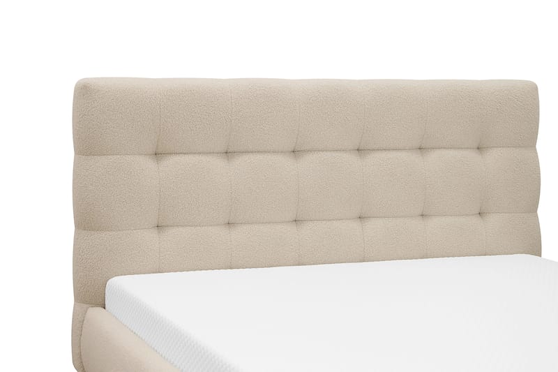 Teddy Komplett Sängpaket Sängram med Madrass 140x200 cm - Beige - Möbler - Sovrum - Sängar - Komplett Sängpaket