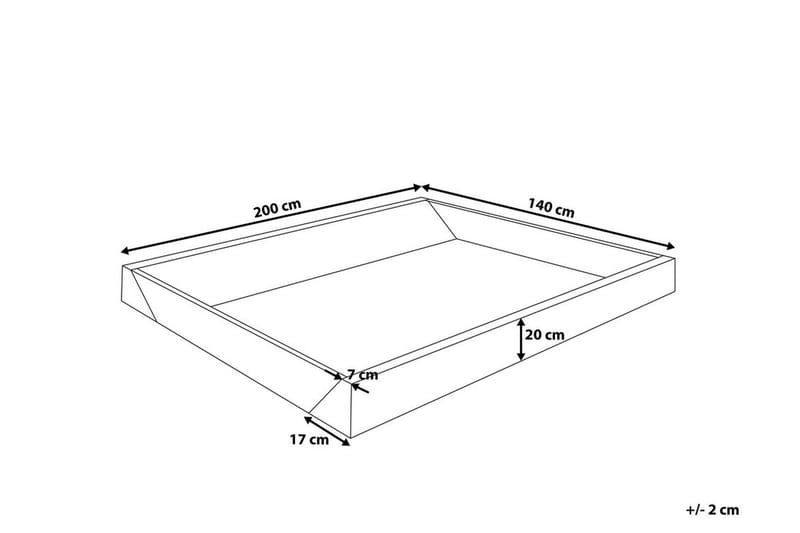 WAVE Skumram till Vattensäng 140|200 cm - Möbler - Sovrum - Sängar - Dubbelsängar