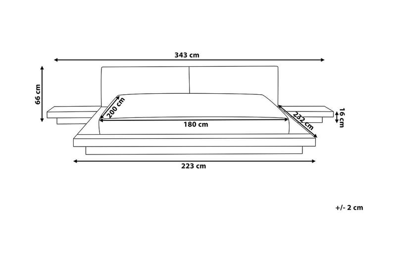 ZEN Vattensäng 180|200 cm - Möbler - Sovrum - Sängar - Dubbelsängar