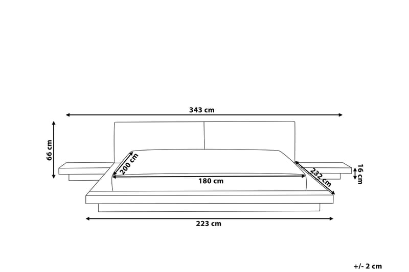 ZEN Vattensäng 180|200 cm - Möbler - Sovrum - Sängar - Dubbelsängar