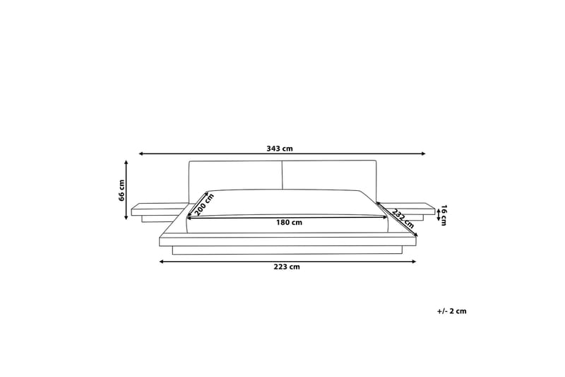 ZEN Vattensäng 180|200 cm - Möbler - Sovrum - Sängar - Dubbelsängar