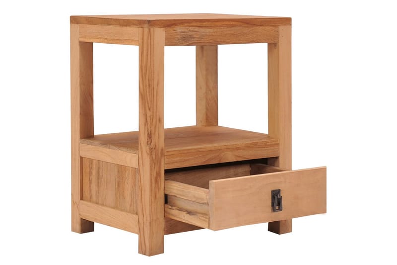 Sängbord 40x30x50 cm massiv teak - Brun - Möbler - Sovrum - Sängbord