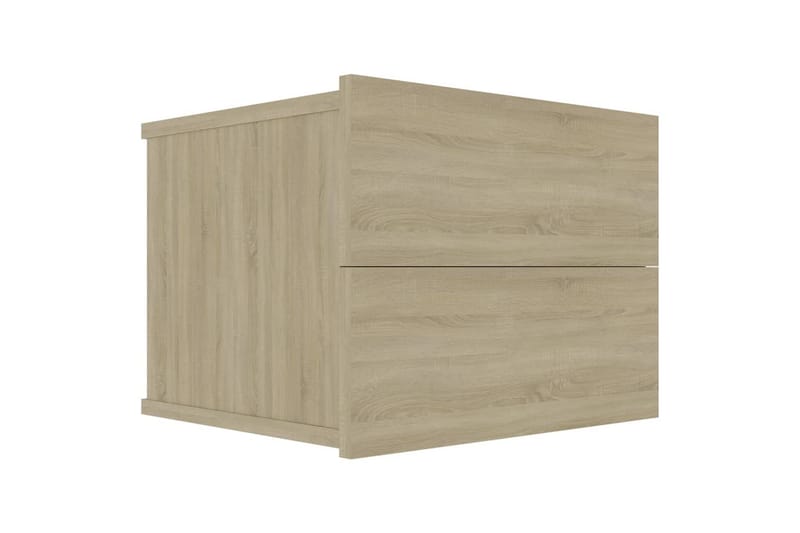 Sängbord sonoma ek 40x30x30 cm spånskiva - Beige - Möbler - Sovrum - Sängbord