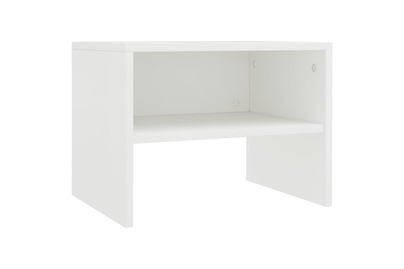 Sängbord vit 40x30x30 cm spånskiva - Vit - Möbler - Sovrum - Sängbord