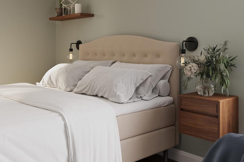 Wega Sänggavel 210 cm Beige - Möbler - Sovrum - Sänggavlar