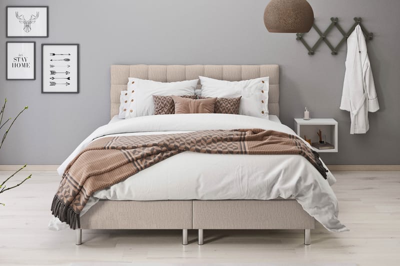 WEYBURN Sänggavel 120 cm Beige - Möbler - Sovrum - Sänggavlar