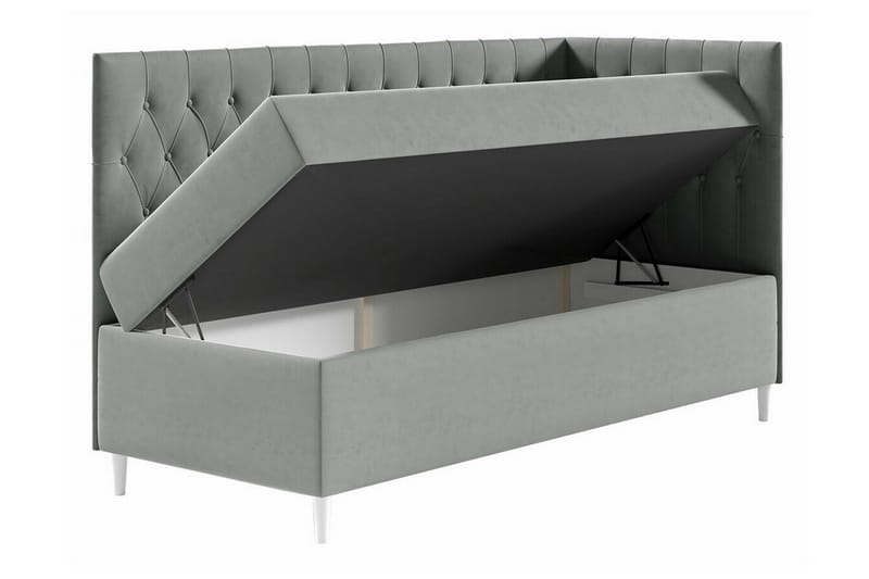 Boisdale Sängram 100x200 cm Beige/Vit - Möbler - Sovrum - Sängram & sängstomme