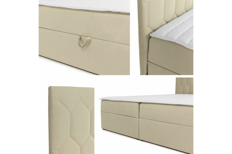 Boisdale Sängram 140x200 cm Beige - Möbler - Sovrum - Sängram & sängstomme