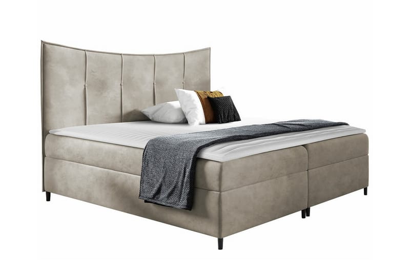 Boisdale Sängram 200x200 cm Beige - Möbler - Sovrum - Sängram & sängstomme