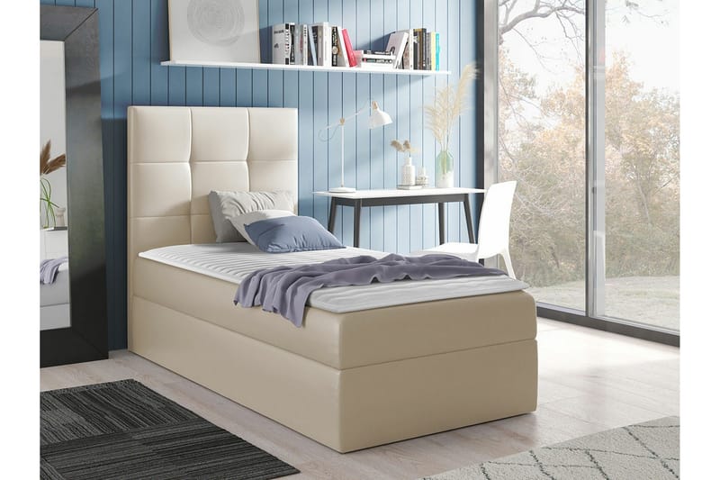 Boisdale Sängram 80x200 cm Beige Creme - Möbler - Sovrum - Sängram & s�ängstomme