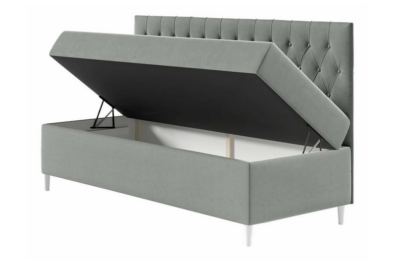 Boisdale Sängram 90x200 cm Beige/Vit - Möbler - Sovrum - Sängram & sängstomme