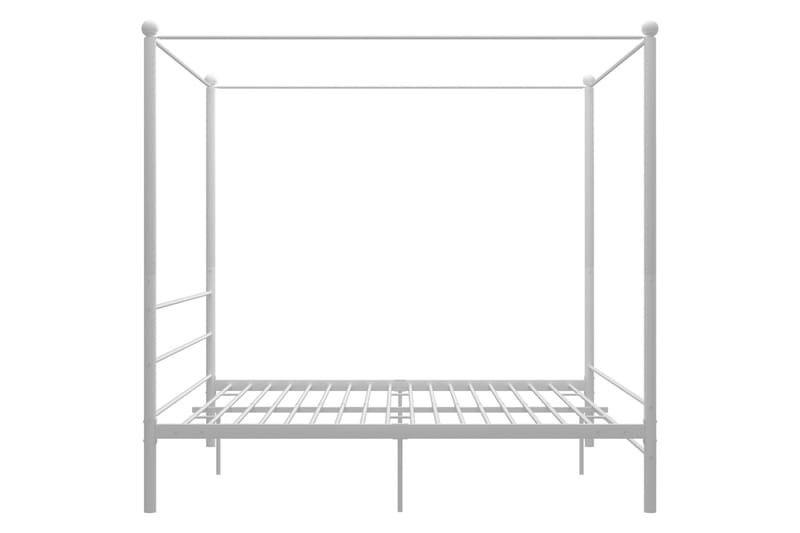 Himmelsäng vit metall 180x200 cm - Vit - Möbler - Sovrum - Sängram & sängstomme