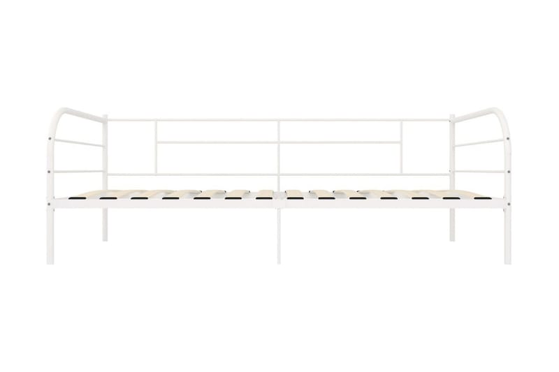 Ram till dagbädd vit metall 90x200 cm - Vit - Möbler - Sovrum - Sängram & sängstomme