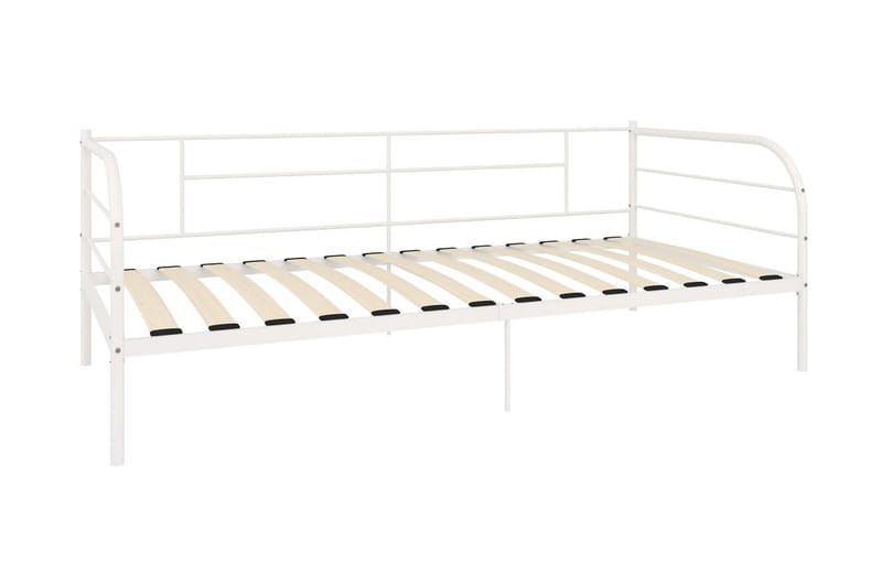 Ram till dagbädd vit metall 90x200 cm - Vit - Möbler - Sovrum - Sängram & sängstomme