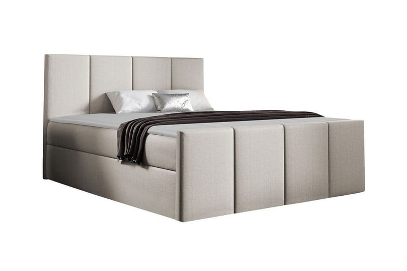 Ripon Sängram 180x200 cm Beige/Ljusbeige - Möbler - Sovrum - Sängar - Komplett Sängpaket