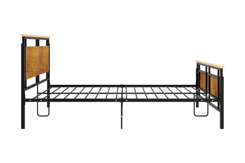 Sängram metall 200x200 cm - Svart - Möbler - Sovrum - Sängram & sängstomme