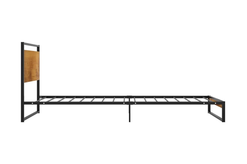 Sängram metall 90x200 cm - Svart - Möbler - Sovrum - Sängram & sängstomme