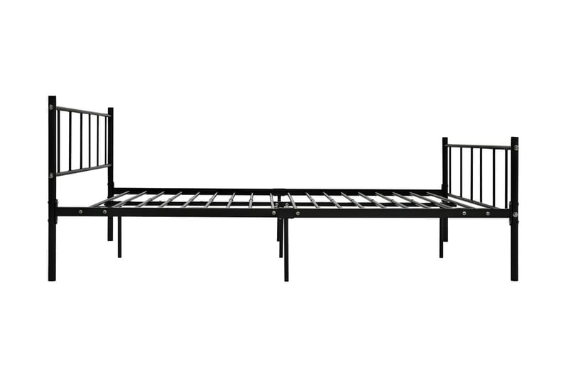 Sängram svart metall 180x200 cm - Svart - Möbler - Sovrum - Sängram & sängstomme