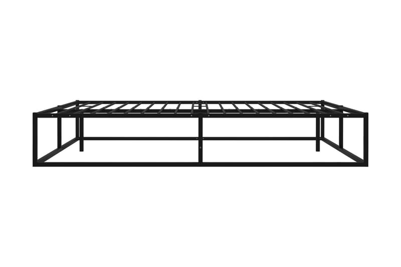 Sängram svart metall 200x200 cm - Svart - Möbler - Sovrum - Sängram & sängstomme