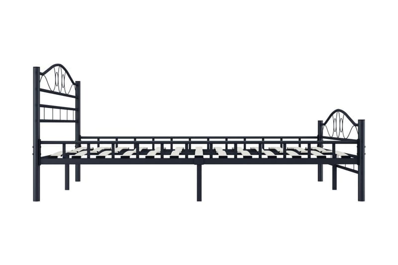 Sängram svart stål 180x200 cm - Svart - Möbler - Sovrum - Sängram & sängstomme