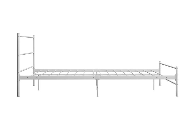 Sängram vit metall 120x200 cm - Vit - Möbler - Sovrum - Sängram & sängstomme