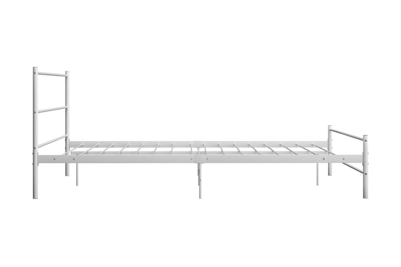 Sängram vit metall 140x200 cm - Vit - Möbler - Sovrum - Sängram & sängstomme