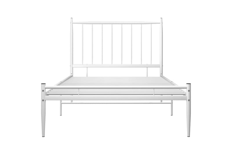 Sängram vit metall 90x200 cm - Vit - Möbler - Sovrum - Sängram & sängstomme