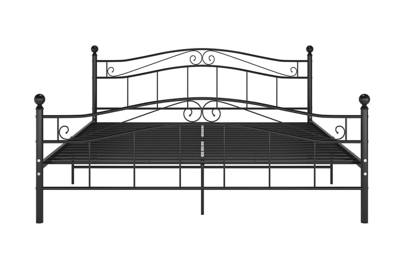 Sängram svart metall 180x200 cm - Svart - Möbler - Sovrum - Sängram & sängstomme